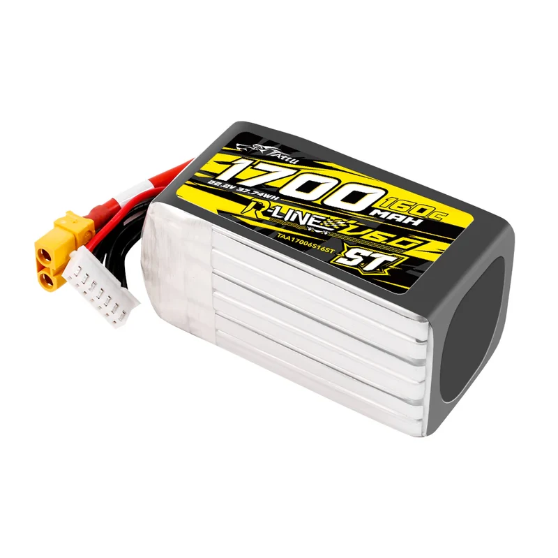 Tattu R-Line 1700mAh 160C 22,2V 6S1P LiPo-Akku mit XT60-Stecker