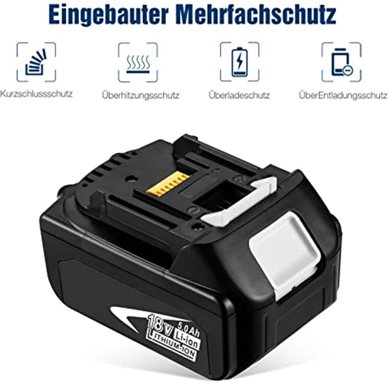 18V 6000mAh BL1860B akku mit LED-Anzeige BL1830B BL1840B BL1815 LXT-400