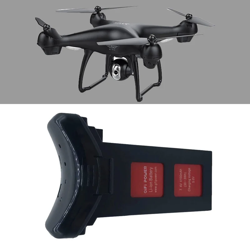 7,4V 4100mAh Lipo Batterie Für HS100 SJRC S70W Dorne RC Quadcopter Drone