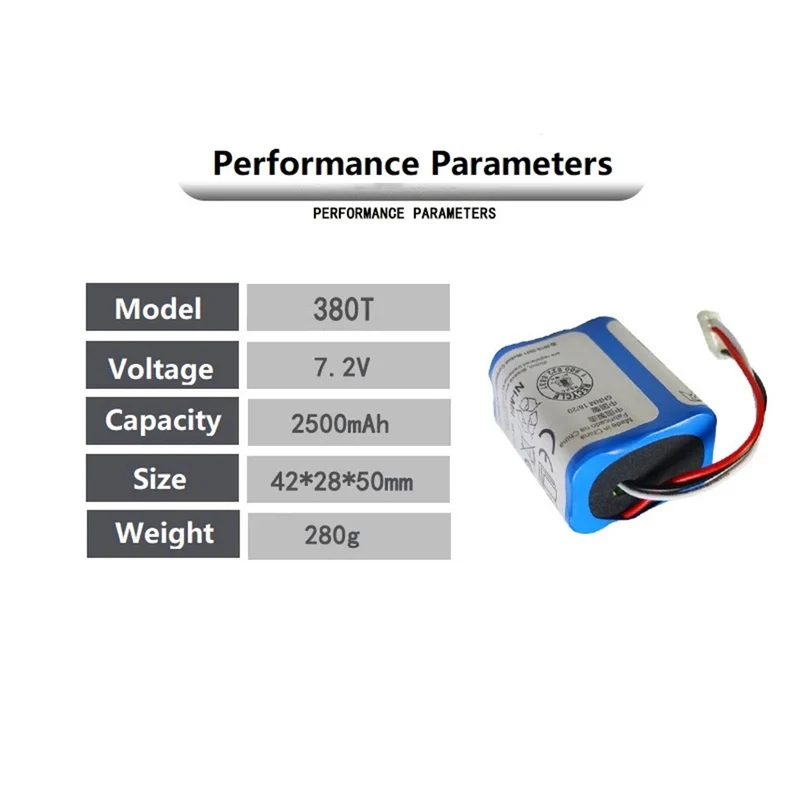 7,2 V 2500mAh NI-MH Batterie für iRobot Roomba Braava 380 380T Mint 5200c