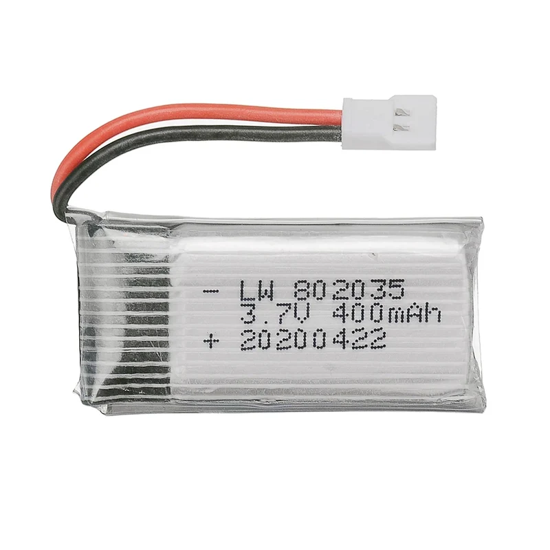 5 Stück 3,7 V 400mAh Lipo Batterie Für H107 H31 KY101 E33C E33 U816A V252 H6C RC Drone Ersatzteile 802035 Batterie Ladegerät Set