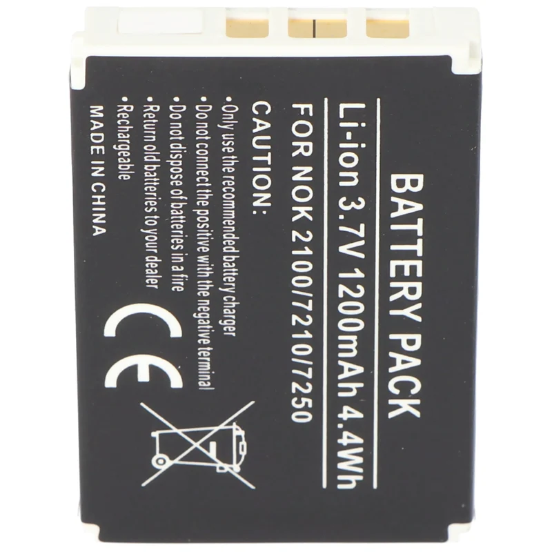 AccuCell Akku passend für Nokia 6610, BLD-3, 900mAh