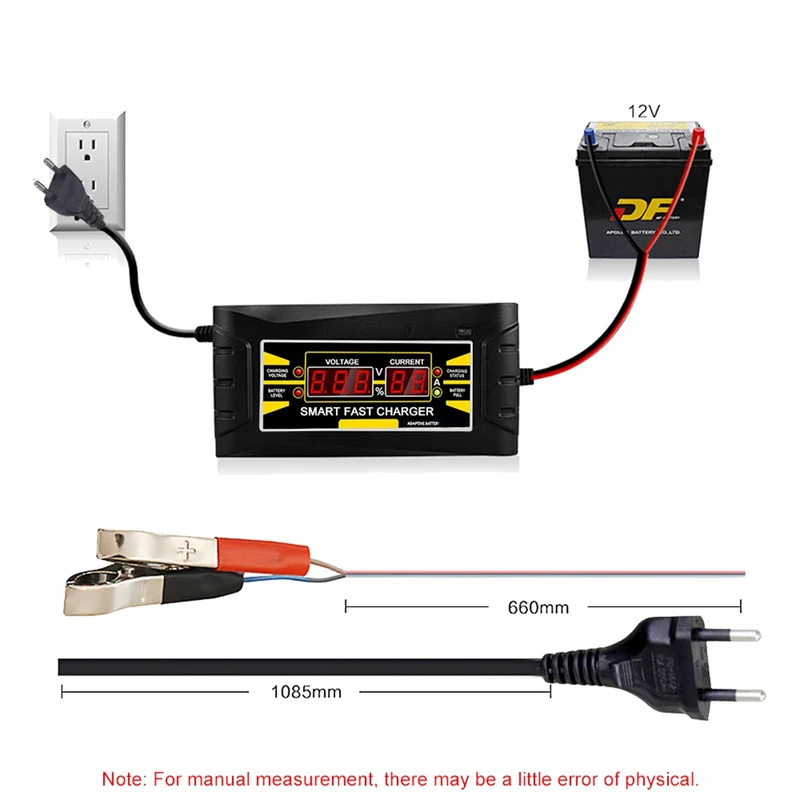 Smart Auto Batterie Ladegerät 12V 6A (EU plug)