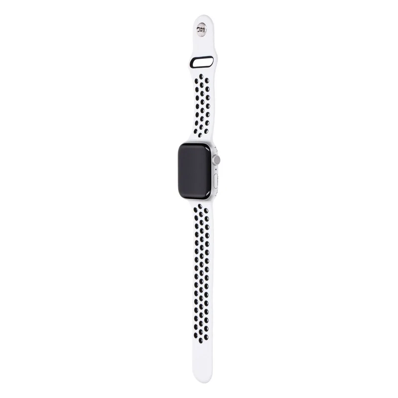 Apple Watch Series 6 Nike GPS 44mm Silber Aluminiumgehäuse mit Sportarmband Platinum/Schwarz