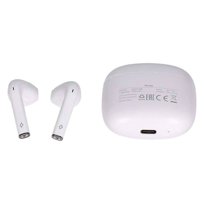 ttec Mode True Wireless Bluetooth Headset White