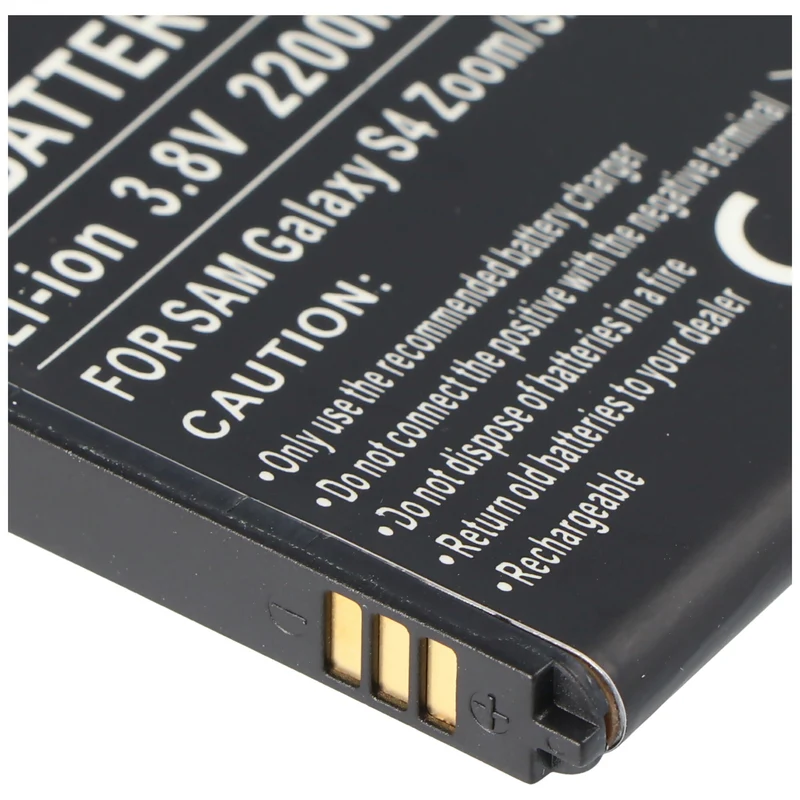 AccuCell Samsung Galaxy S4 Zoom, B740AC, B740AE, SM-C101 Hochleistungs-Akku