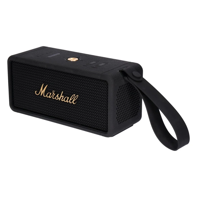 Marshall MIDDLETON tragbarer Bluetooth Lautsprecher Black & Brass