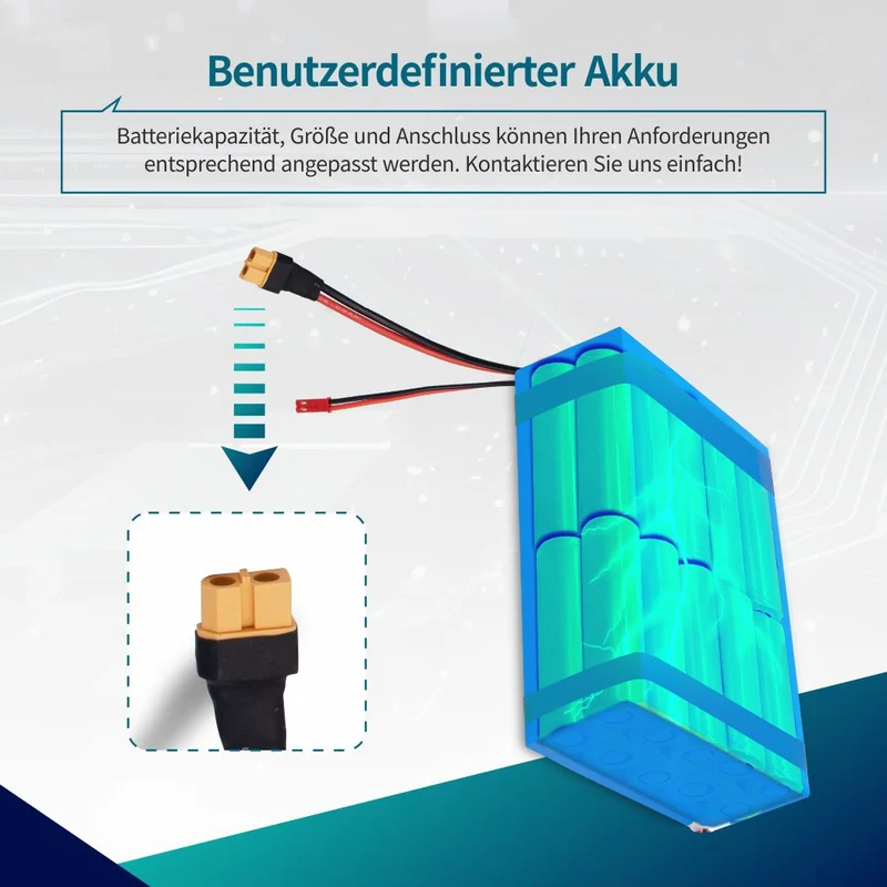 36V 13.6Ah Roller Batterie Pack Akku für Elektrische Roller Mit BMS Board XT30 Hardware Version