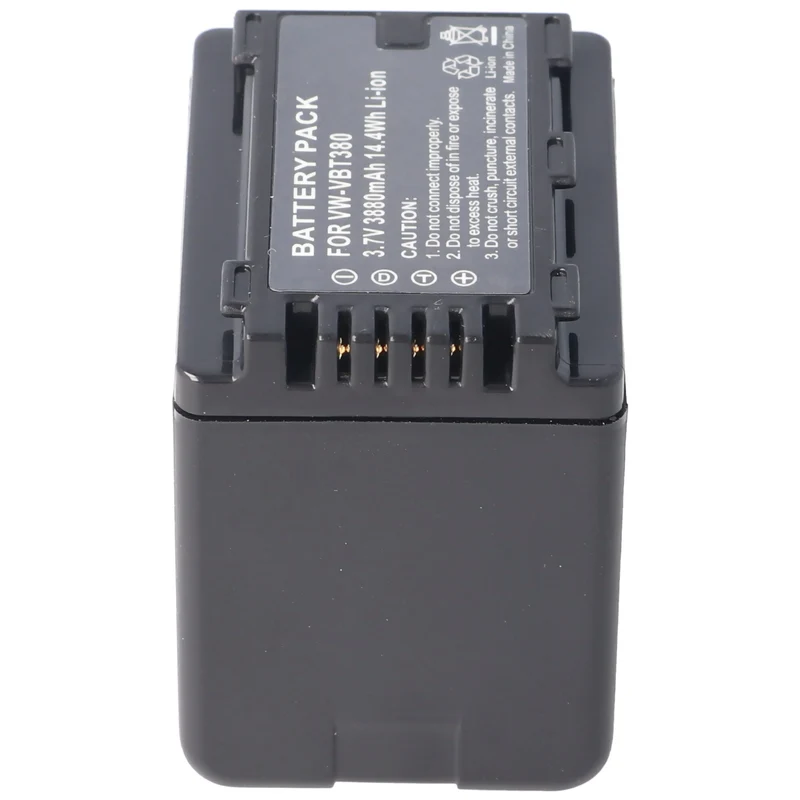 AccuCell Akku nur passend für den Panasonic HC-V110, HC-V130, HC-V710 Akku VW-VBT380, 3400mAh
