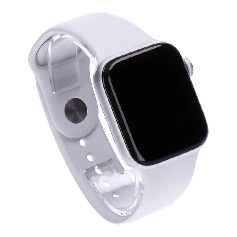 Apple Watch Series 6 44mm GPS Silber Aluminiumgehäuse mit Sportarmband Weiß