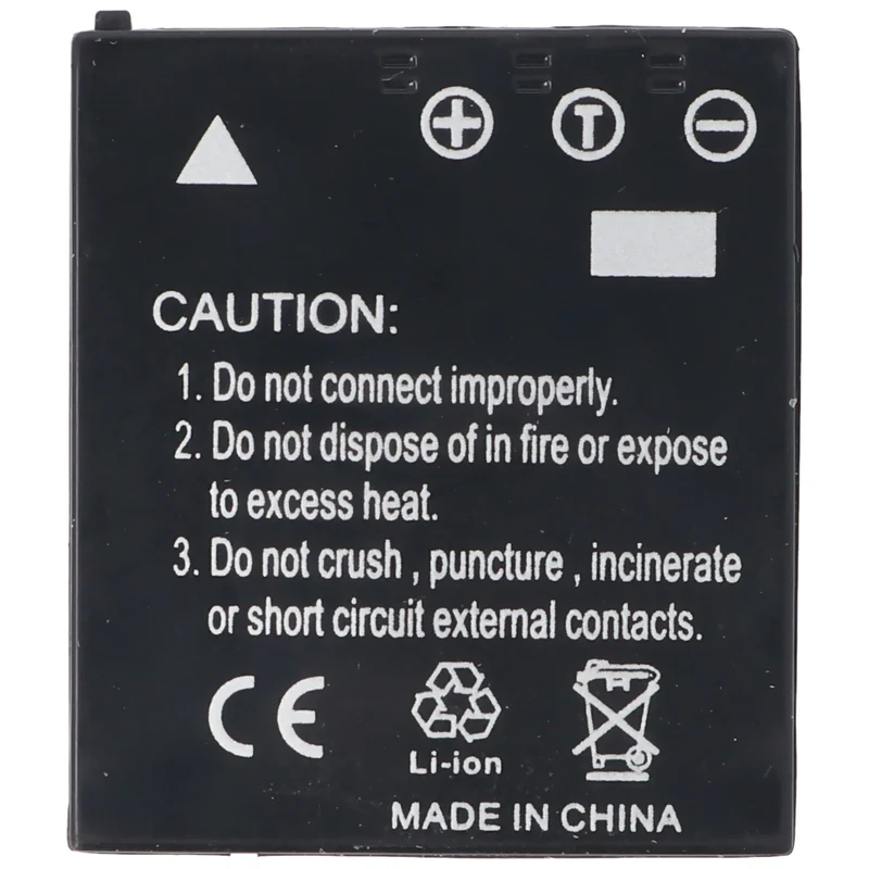 AccuCell Akku passend für Panasonic CGA-S004, DMW-BCB7, Li-Ion, 3,7V, 750mAh, 2,8Wh