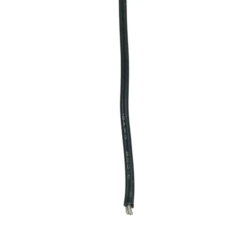 Silikonkabel 18AWG (0,82mm²) rot/schwarz