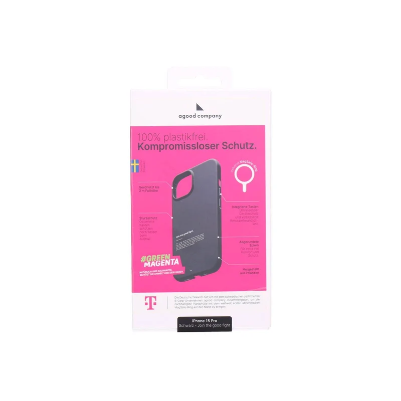 agood Handyhülle Schwarz passend für Apple iPhone 15 Pro