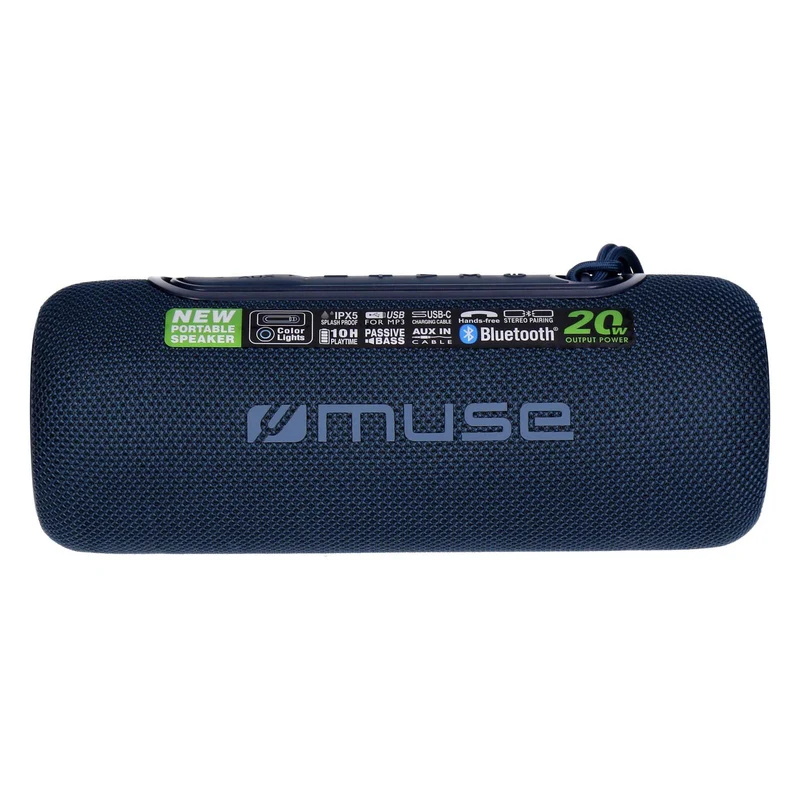 Muse Bluetooth-Lautsprecher M780 BTB Blau 20W