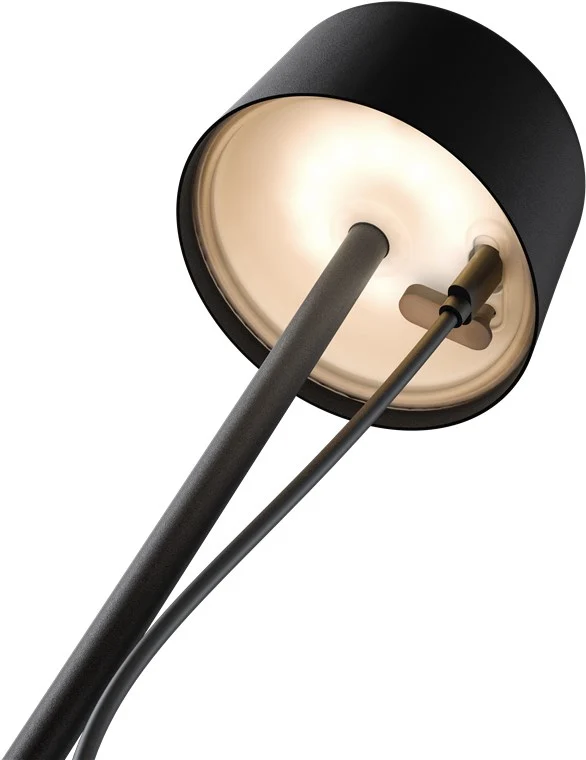 Goobay Kabellose LED-Tischleuchte, Größe S, Höhe 25cm, mit Touch-Steuerung, warmweiß