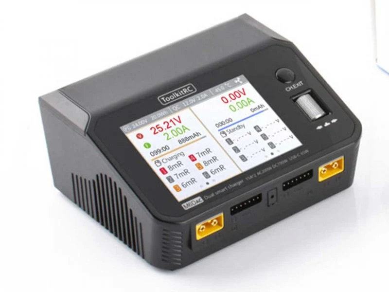 ToolkitRC M6DAC DUO Ladegerät – AC/DC Multifunktions-Ladegerät mit bis zu 700 W