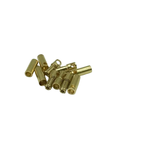 Mylipo 5 Paar 5,5mm Goldkontaktstecker