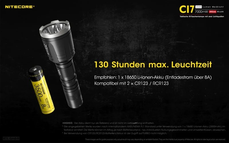 Nitecore Taschenlampe Chameleon CI7Nitecore