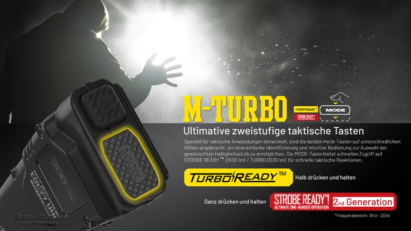 Nitecore Taschenlampe EDC27 UHi - 3100 Lumen