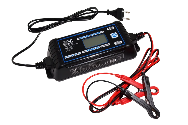MW Power Ladegerät 12V 1A/4A/8A 24V 1A/4A