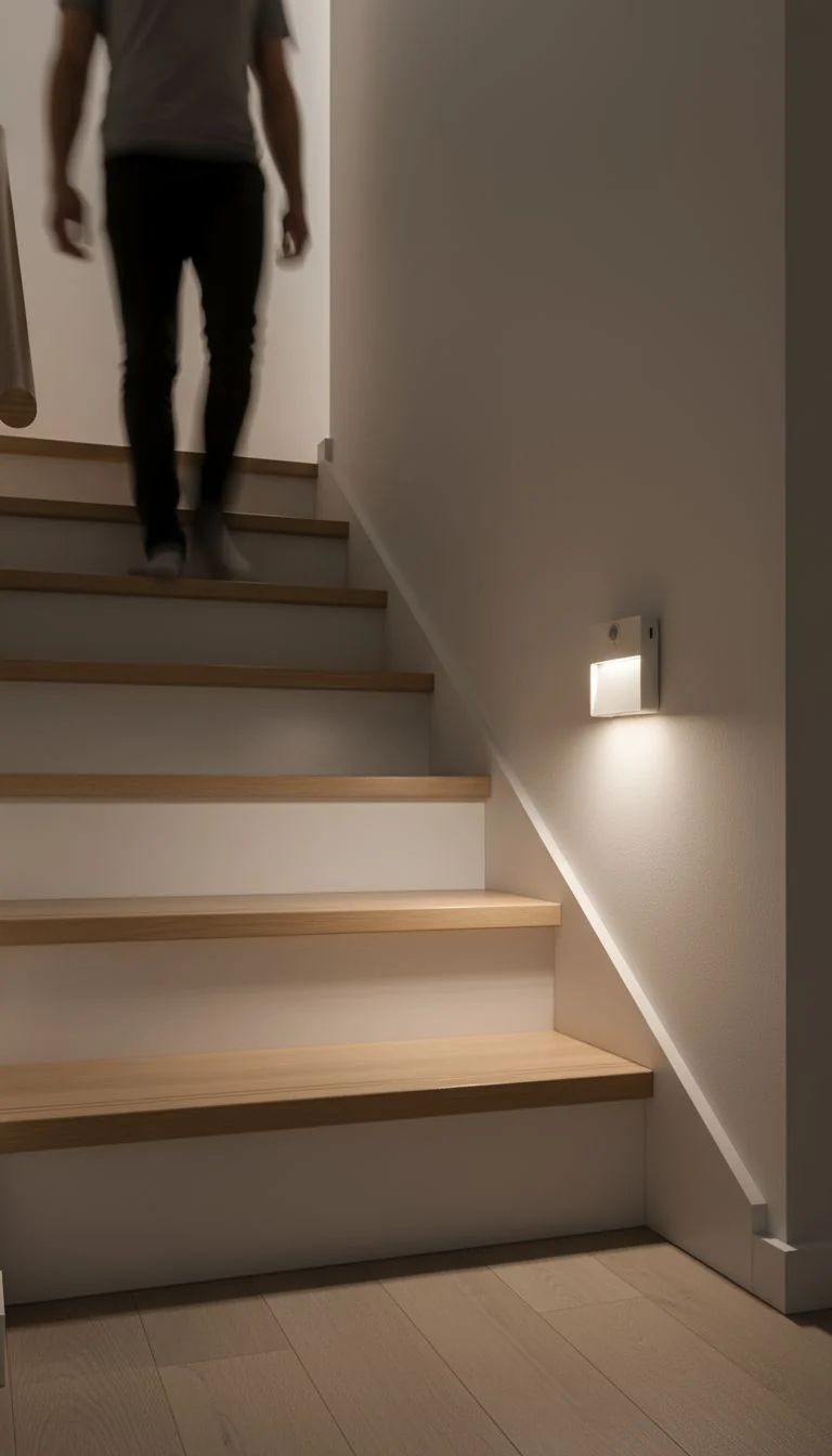 Ansmann Sensor-Nachtlicht NL5R – wiederaufladbares LED Orientierungslicht mit Bewegungsmelder