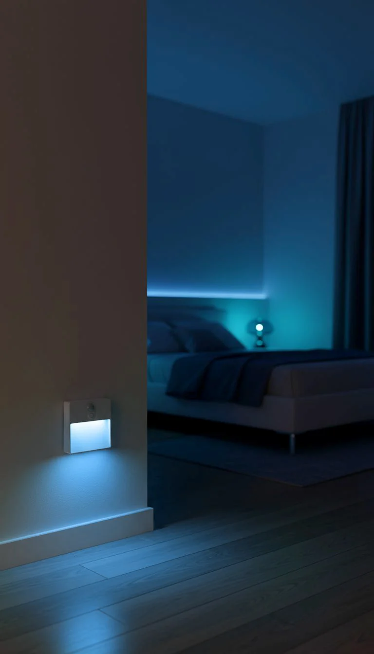 Ansmann Sensor-Nachtlicht NL5R – wiederaufladbares LED Orientierungslicht mit Bewegungsmelder