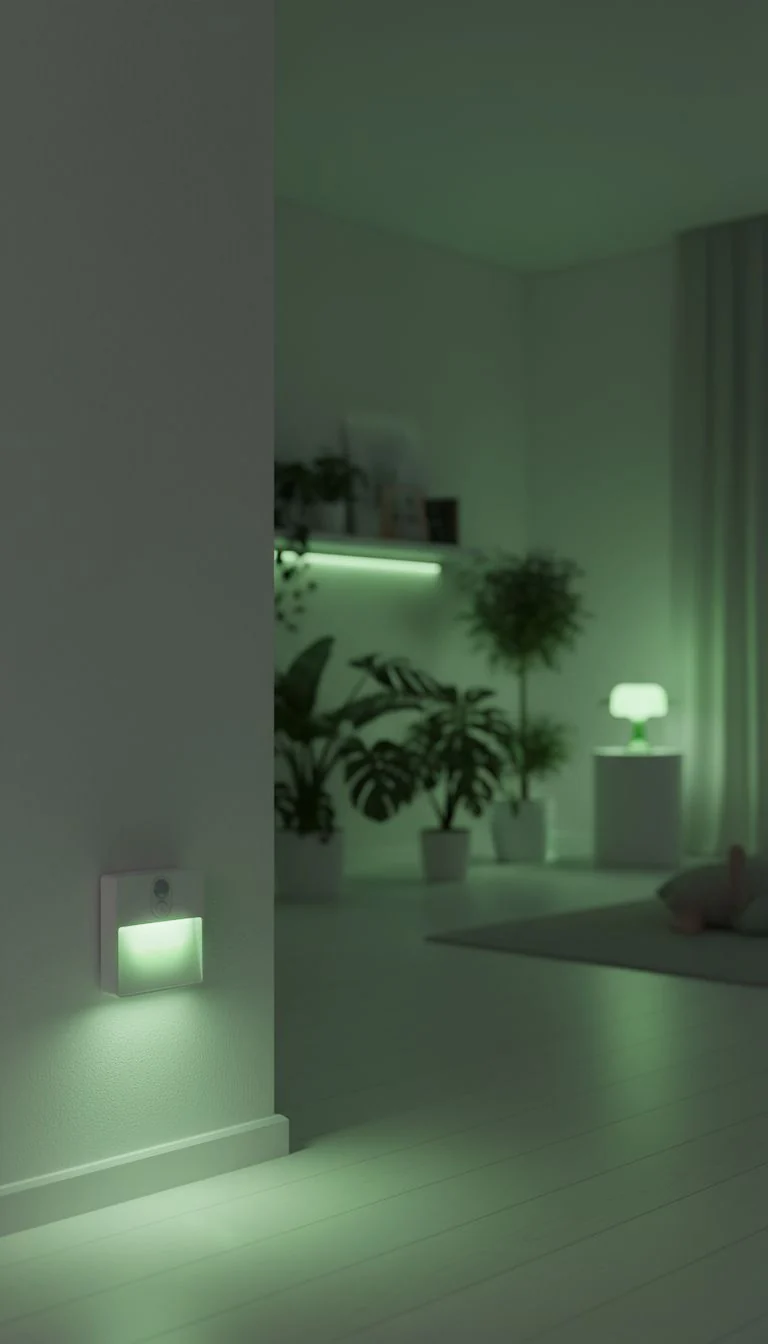 Ansmann Sensor-Nachtlicht NL5R – wiederaufladbares LED Orientierungslicht mit Bewegungsmelder