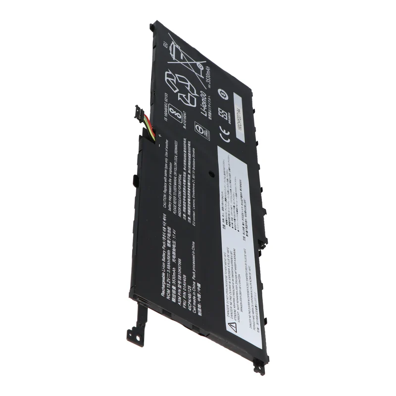 AccuCell Akku passend für Lenovo ThinkPad X1 Carbon 2016, 00HW028, Li-Polymer, 15,2V, 3200mAh, 48,6Wh, built-in
