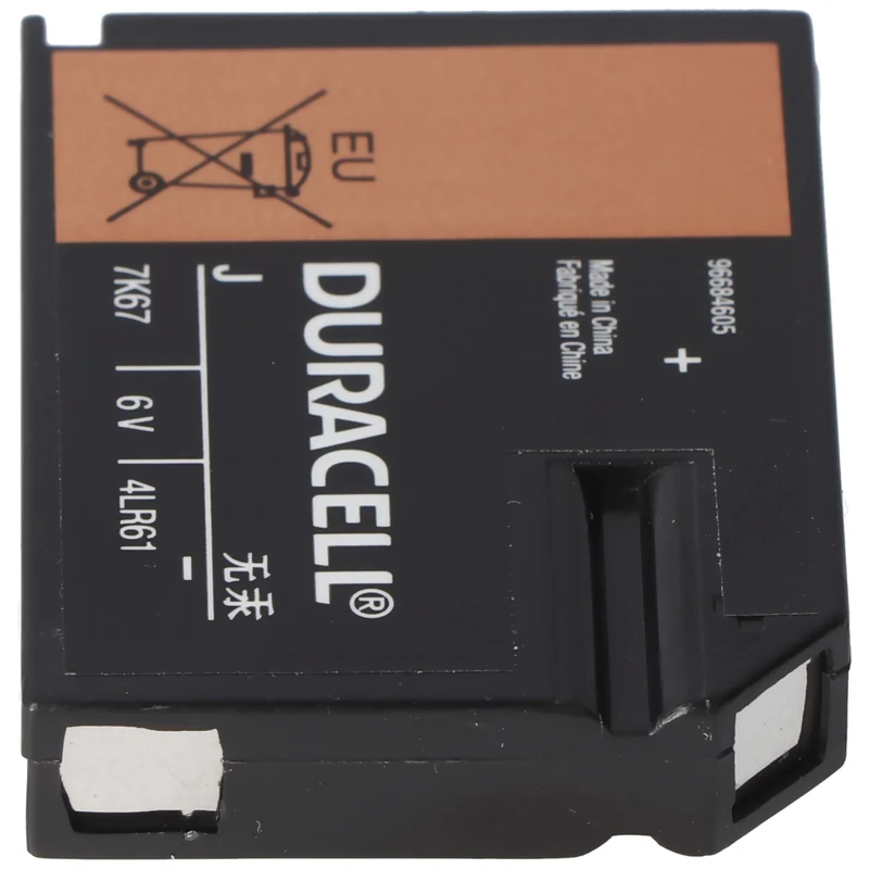 Duracell 7K67 Batterie Flatpack 4LR61 Alkaline Batterie 6 Volt, V4918, V4018, 5000394767102