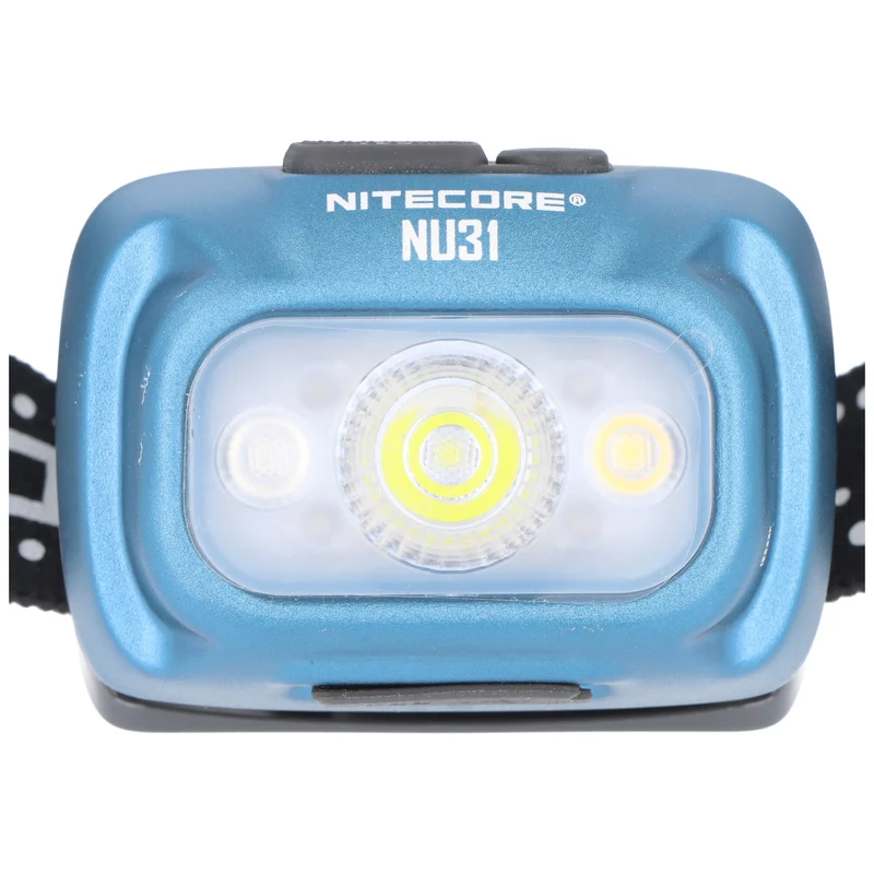 Nitecore NU31 ultraleichte Stirnlampe mit 3 Lichtquellen, max. 550 Lumen, 3 Gehäusefarben auswählbar