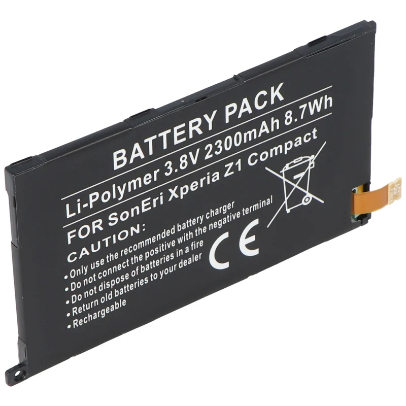 AccuCell Akku passend für den Sony XPERIA Z1 Compact Akku 1274-3419.1, 1ICP4/53/88, LIS1529ERPC