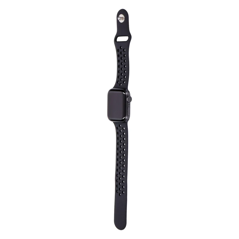 Apple Watch Series 6 Nike 40mm GPS Spacegrau Aluminiumgehäuse mit Sportarmband schwarz