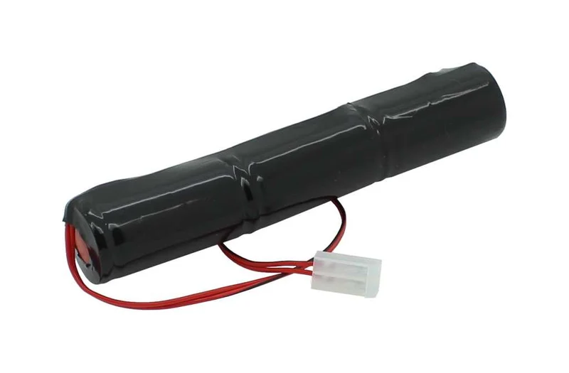 AccuCell Notleuchtenakku NiMH 3,6V 1800mAh L1x3 Sub-C mit 200mm Kabel und Stecker