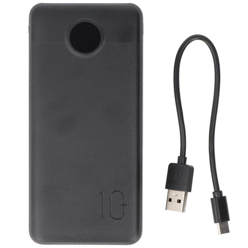 XCell Powerbank X10000PD mit 10.000mAh Kapazität, USB-C PD3.0, Quick-Charge, LED-Display, 2x USB-Ausgang 1x USB-C-Ausgang