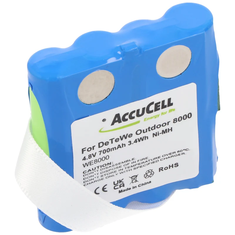 AccuCell Akku passend für DeTeWe Outdoor 8000 Akku MT700D03XXCLH060-3A44C4BT, MT700D03XXC, PX-1754-919, PX-175-675
