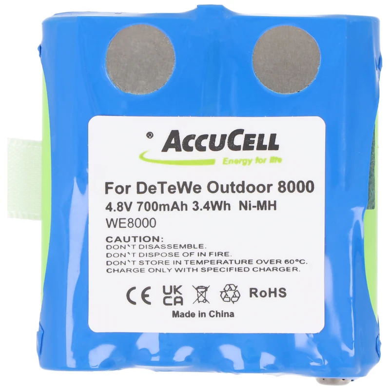 AccuCell Akku passend für DeTeWe Outdoor 8000 Akku MT700D03XXCLH060-3A44C4BT, MT700D03XXC, PX-1754-919, PX-175-675