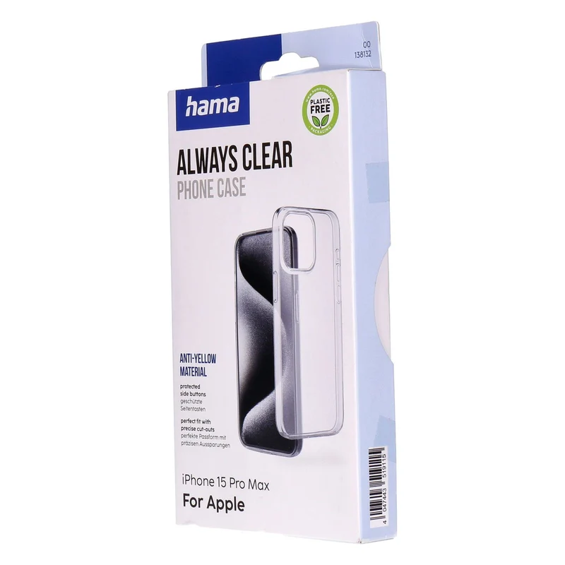 Hama Always Clear Phone Case Transparent passend für Apple iPhone 15 Pro Max