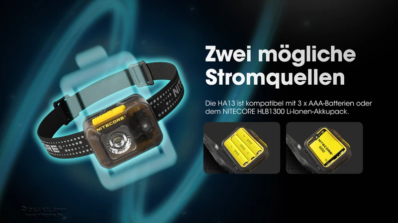 Nitecore Stirnlampe HA13 - 350 Lumen