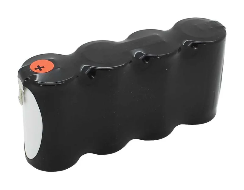 AccuCell Notleuchtenakku NiMH 4,8V 2500mAh F1x4 Baby C mit Faston-Anschluss +4,8mm / -2,8mm