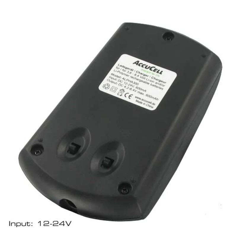 AccuCell Schnell-Ladegerät passend für Kodak Klic-7005 Akku
