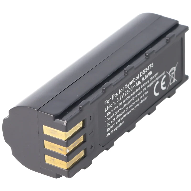 AccuCell Akku passend für Symbol DS3478, Li-Ion, 3,7V 2600mAh, 9,6Wh