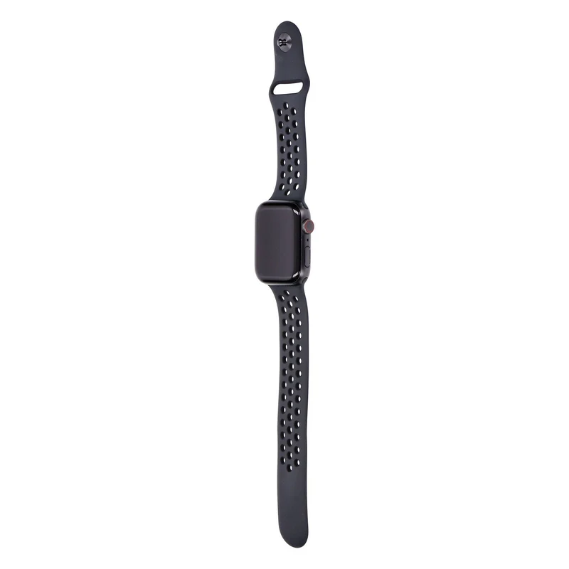 Apple Watch Series 6 44mm Nike GPS + 4G Spacegrau Aluminiumgehäuse mit Sportarmband Schwarz