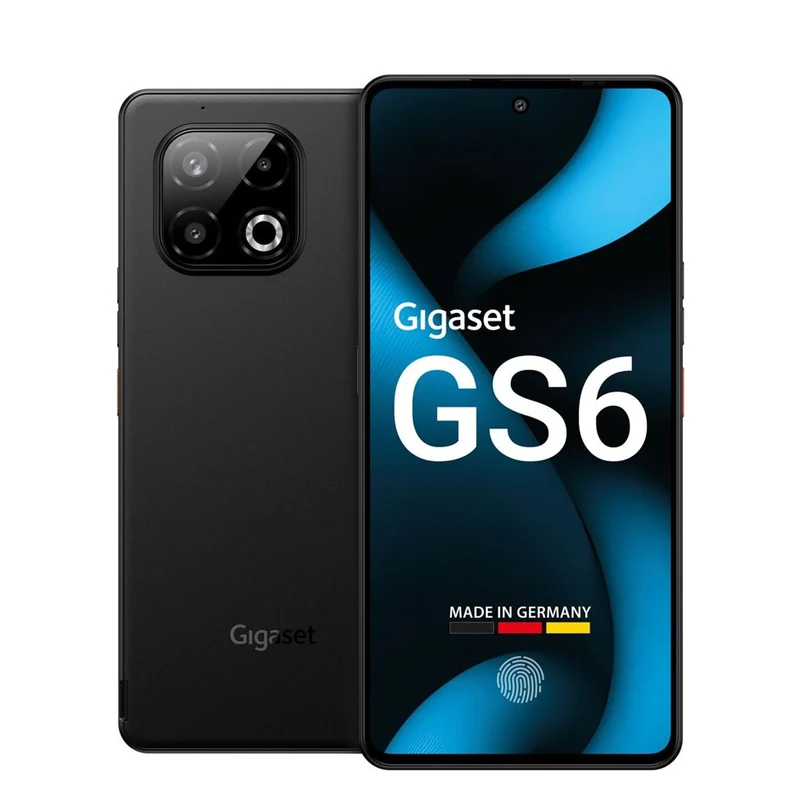 Gigaset GS6 16,9 cm (6.67) Dual-SIM Android 15 5G USB Typ-C 8 GB 128 GB 5300 mAh Schwarz