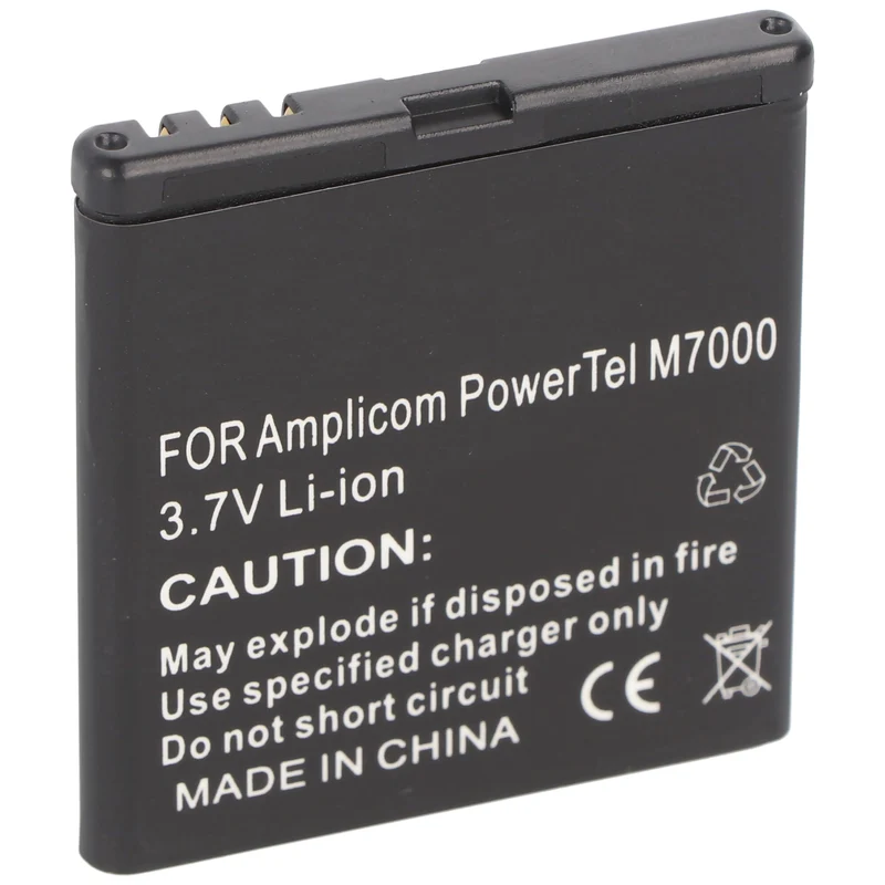 AccuCell Li-Ion-Akku 1000mAh 3.7V für Handy Akku CM504442APR, Amplicom PowerTel M6700, M6700L, M7000