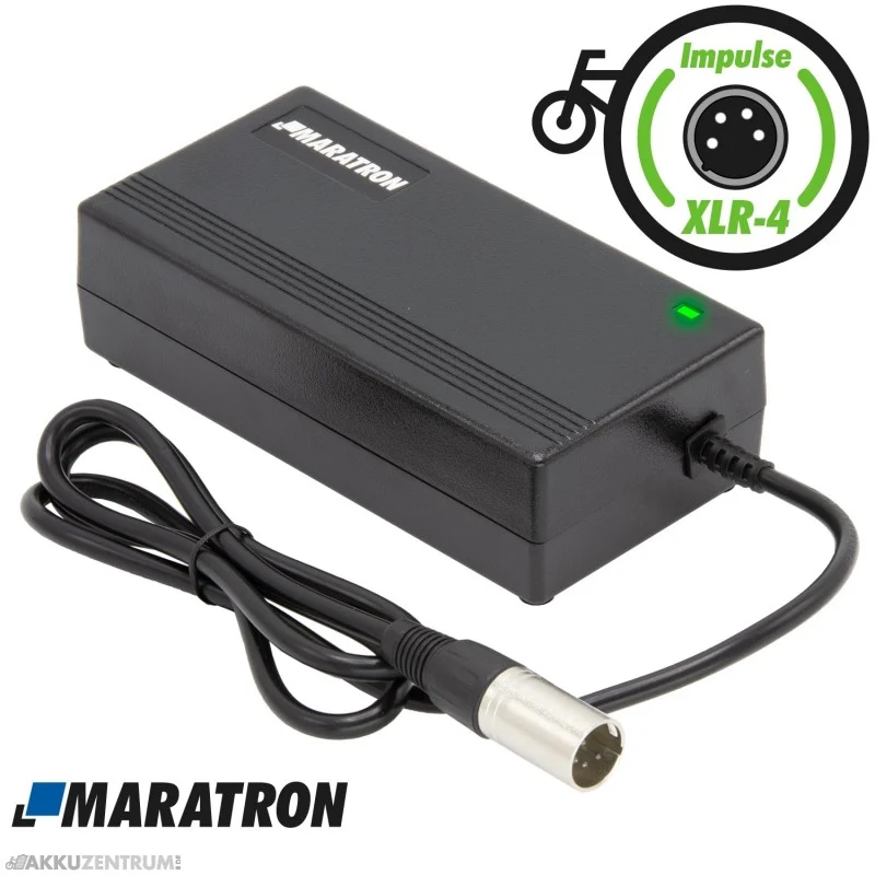 Maratron E-Bike Ladegerät BC1142-E (4-polig XLR) - 42,0V 3,0A - für Impulse 36V