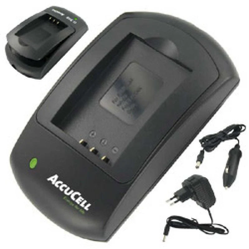 AccuCell Ladegerät passend für Panasonic CGA-S004, DMW-BCB7