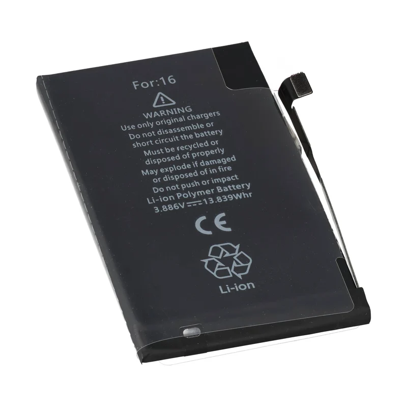 AccuCell Akku passend für Apple iPhone 16 Li-Polymer 3,88V 3561mAh 13,83Wh