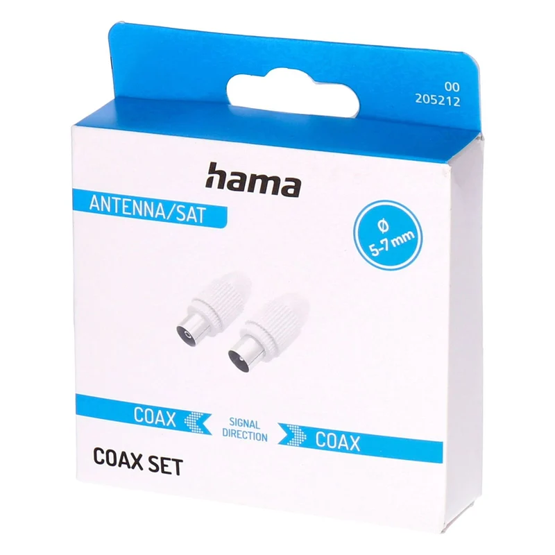Hama 00205212 Koaxialstecker 2 Stück(e)