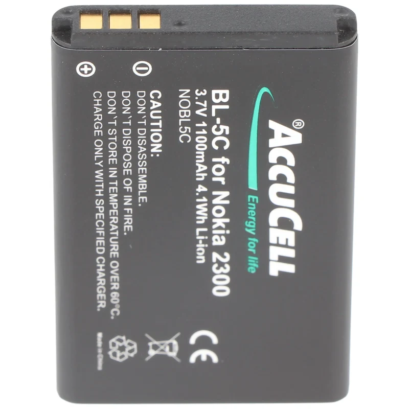 AccuCell Akku passend für den Handy Akku Wiko RIFF mit 1100mAh, 3,7 Volt