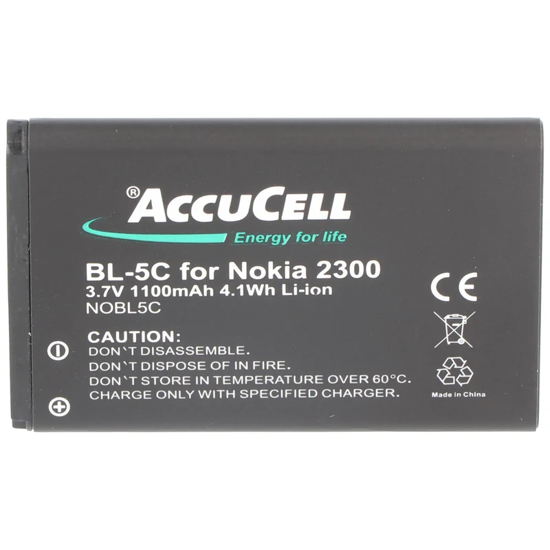 AccuCell Akku passend für den Handy Akku Wiko RIFF mit 1100mAh, 3,7 Volt